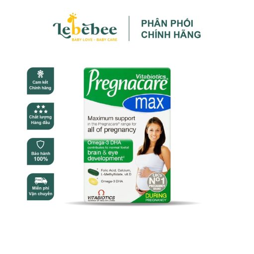 Vitamin cho mẹ bầu Pregnacare Max NTDT