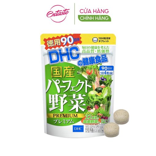 Viên uống rau củ tổng hợp DHC Perfect Vegetable Premium Japanese Harvest bổ sung chất xơ 30/90 ngày NTDT