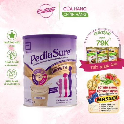 Sữa công thứ Pediasure hương vanilla 850g - Úc NTDT