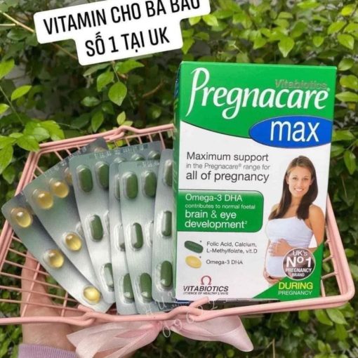 Vitamin tổng hợp cho bà bầu Pregnacare Max - Pre max bầu 84 viên của Anh NTDT