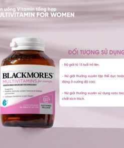 Vitamin tổng hợp dành cho phụ nữ Multivitamin for women Blackmores Úc 60 viên giúp tăng cường sức khỏe phụ nữ NTDT