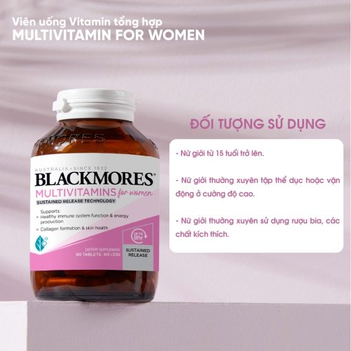 Vitamin tổng hợp dành cho phụ nữ Multivitamin for women Blackmores Úc 60 viên giúp tăng cường sức khỏe phụ nữ NTDT