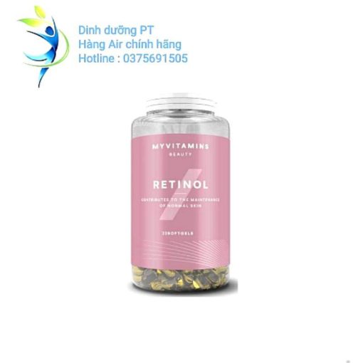 Viên uống Retinol Beauty Myvitamins UK 30 viên và 90 viên