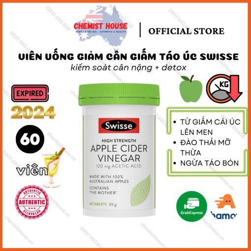 Viên Giấm Táo Giảm Cân