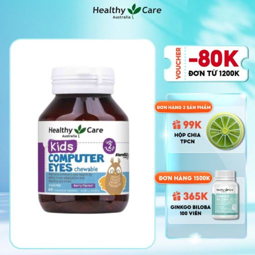 Viên bổ mắt cho bé Healthy Care Kids Computer Eyes 60 viên NTDT