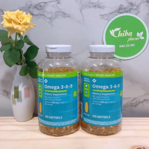 Viên Omega 3 6 9 Member’s Mark Supports Heart Health Của Mỹ Hộp 325 Viên NTDT