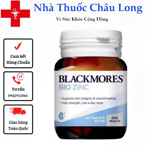 Viên Kẽm Blackmore Bio Zinc 84Viên - tăng đề kháng