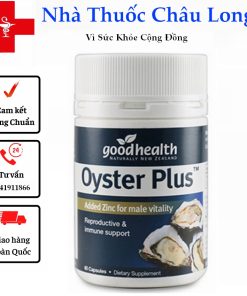 Tinh chất hàu New Zealand Good Health Oyster Plus tăng cường sinh lý nam giới hộp 60v - Nội New Zealand