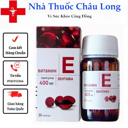 Viên uống vitamin E đỏ Nga