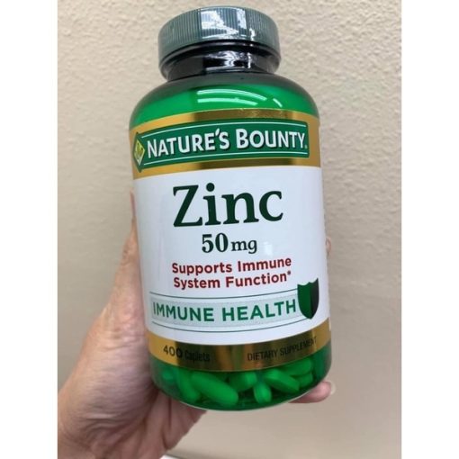 Viên uống bổ sung kẽm   LOẠI TỐT   viên uống Nature’s Bounty Zinc giúp xương chắc khỏe