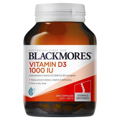 Viên uống vitamin D3 1000IU Blackmores Úc 60 viên - Nội Địa Úc - Chắc khỏe xương