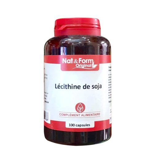 Viên uống Mầm đậu nành hữu cơ Nat & Form Lecithine de soja 100 viên