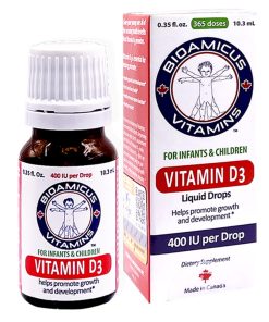 Bioamicus Vitamin D3 - Vitamin K2+ D3 -Tăng khả năng hấp thu canxi cho xương chắc khỏe