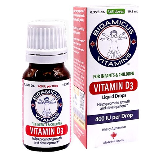 Bioamicus Vitamin D3 - Vitamin K2+ D3 -Tăng khả năng hấp thu canxi cho xương chắc khỏe