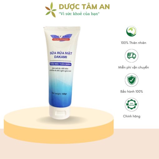 Sữa rửa mặt THANH MỘC HƯƠNG D.ak.ami kiểm soát dầu thừa và mụn 100ml