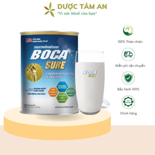 SỮa Bo ca Su.Re Thanh Mộc Hương Bảo Vệ Sức Khỏe Xương Khớp Lon 400g