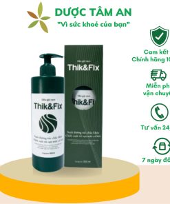Dầu gội kích thích mọc tóc thảo dược Thik&Fix ALIKA dành cho Nam - Giúp sạch gàu