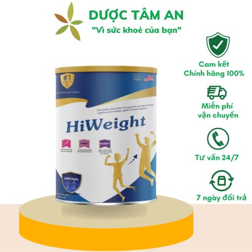 Sữa non tăng cân Hiweight 650g sữa bột dành cho người gầy và trẻ trên 10 tuổi