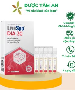 LiveSpo Spobio DIA30 SOS Bào tử lợi khuẩn cho người bị tiêu chảy cấp (Hộp 10 ống) DIA 30