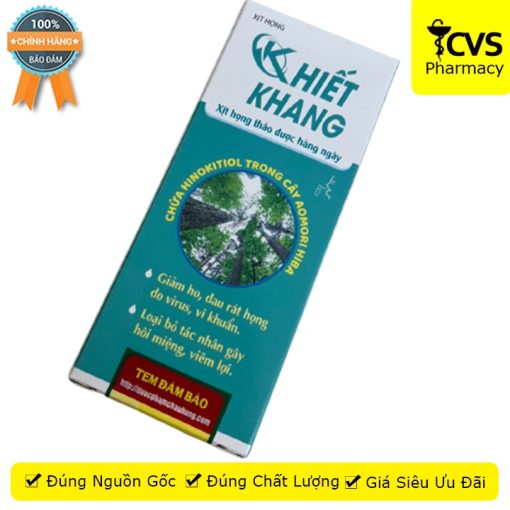 Xịt Miệng Họng Khiết Khang - Giúp Làm Sạch Răng Miệng 30ml - Cvspharmacy