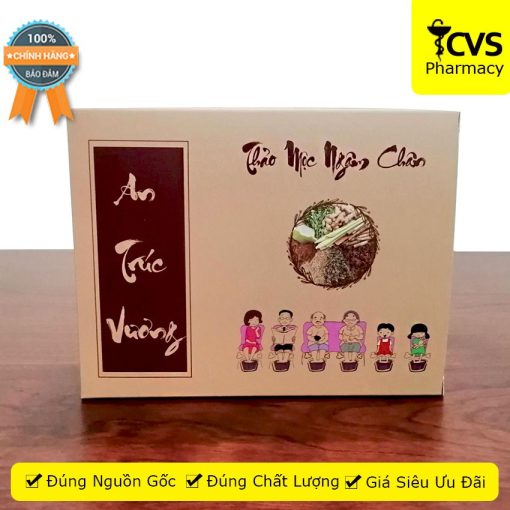 Thảo Dược Ngâm Chân Đông Y AN TRÚC VƯƠNG - Hộp 20 túi lọc