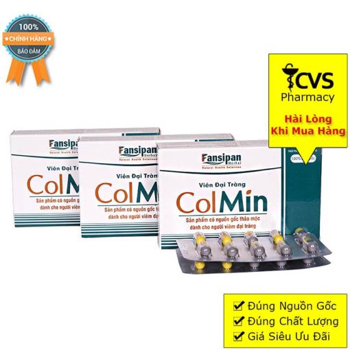 Viên uống Colmin / Viên đại tràng Colmin – Hỗ trợ người bị đại tràng