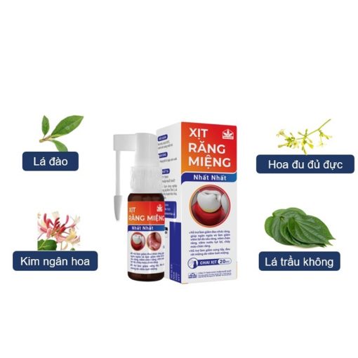 Xịt Răng Miệng Nhất Nhất (Chai 20ml) - Giảm viêm lợi do sâu răng