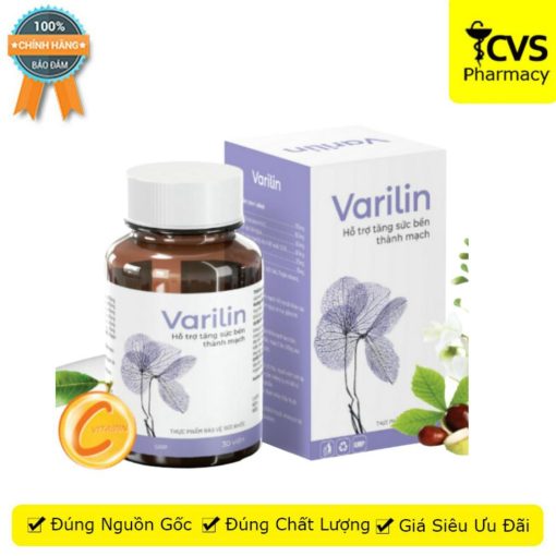 Varilin hỗ trợ tăng sức bền thành mạch - Hộp 30 viên - CVS Pharmacy