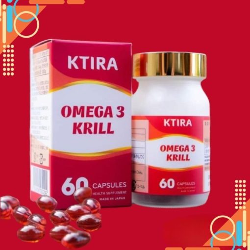 Viên Uống Ktira Omega 3 Krill Hỗ trợ cải thiện tim mạch