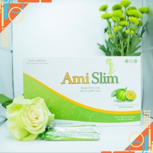 Thạch Giảm Cân Ami Slim Mẫu Mới - Hộp 45 Gói - HTshop