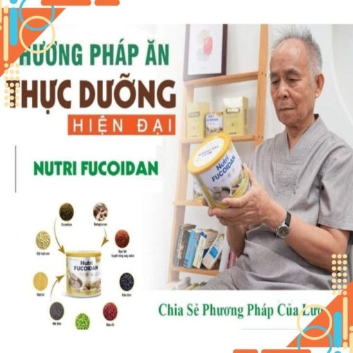 Sữa Hạt Thực Dưỡng Nutri Fucoidan Plus Bữa Ăn Dinh Dưỡng 100% Đạm Thực Vật - Hộp 500g - HTshop