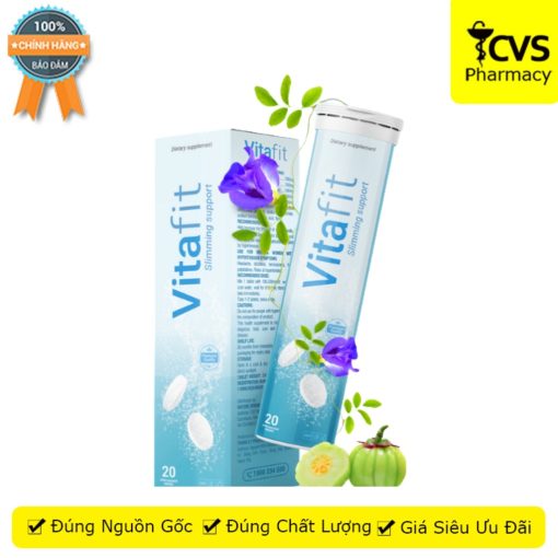 Vitafit - Giúp tăng cường chuyển hóa chất béo. giữ dáng thon gọn - Hộp 20 Viên Sủi - CVS Pharmacy