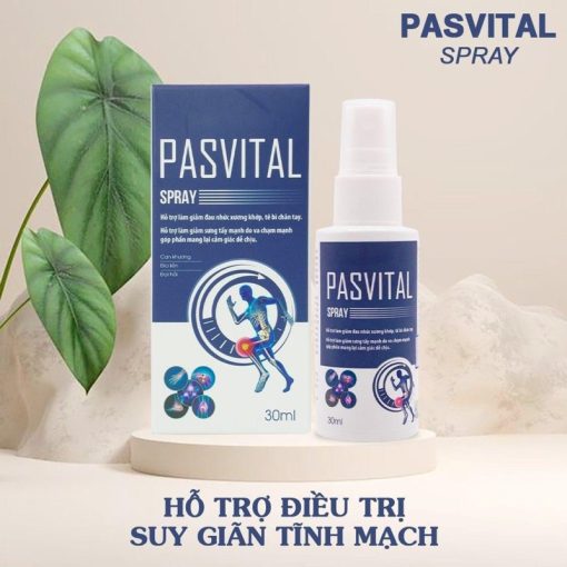 Xịt Pasvital Hỗ Trợ Tình Trạng Suy Giảm Tĩnh Mạch