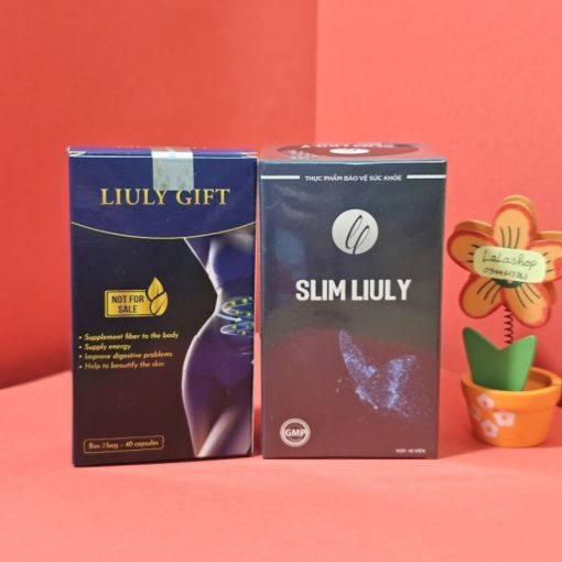 Viên uống Giảm Cân Slim Liuly Tặng Kèm hộp Liuly Gift - Hộp 40 viên - Liulyshop