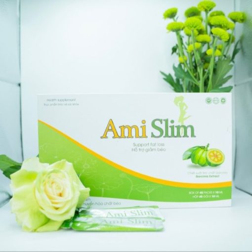 Thạch Giảm Cân Ami Slim Mẫu Mới - Hộp 45 Gói