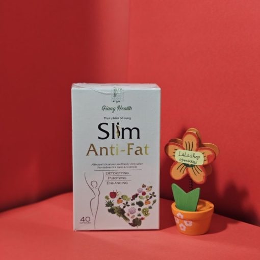 Viên Uống Giảm Cân Slim Anti-fat Giang Health - Hộp 40 viên - Liulyshop