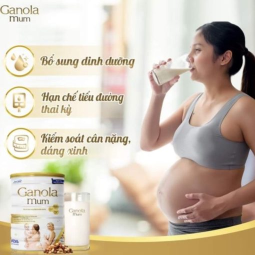 Sữa Hạt Ganola Mum Bổ Dung Dinh Dưỡng Cho Mẹ Bầu - Hộp 650g