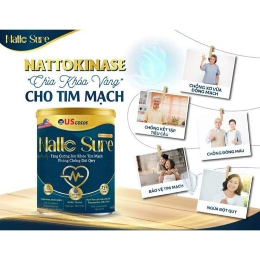 Sữa Non Natto Sure Tăng Cường Sức Khỏe Cho Tim Mịch - Hộp 900g - Liulyshop