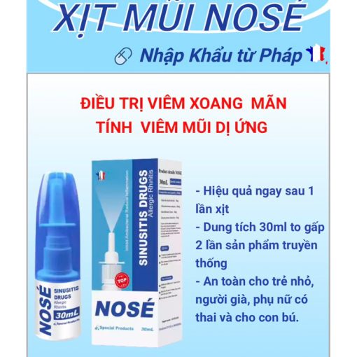 xịt mũi Nose Hộp 30ml