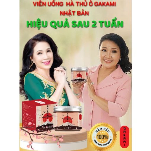 Viên uống Đen Tóc Hà Thủ Ô Gakami Nhật Bản Cải Thiện Tình Trạng Tóc Yếu Tóc Bạc Sớm - Liulyshop