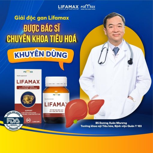 Viên Uống Lifamax Giúp Giải Độc Gan