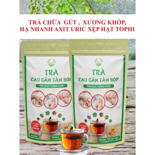 Trà Cao Gắm Tầm Bóp Cải Thiện Tình Trạng Gout